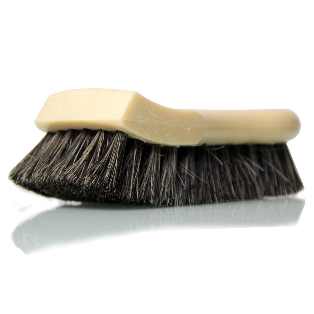 Chemical Guys Long Bristle Horse Hair Leather Cleaning Brush for Car Interiors, Furniture, Sneakers, Boots, and More (Works on Natural, Synthetic, Pleather, Faux Leather and More), 1 Pack