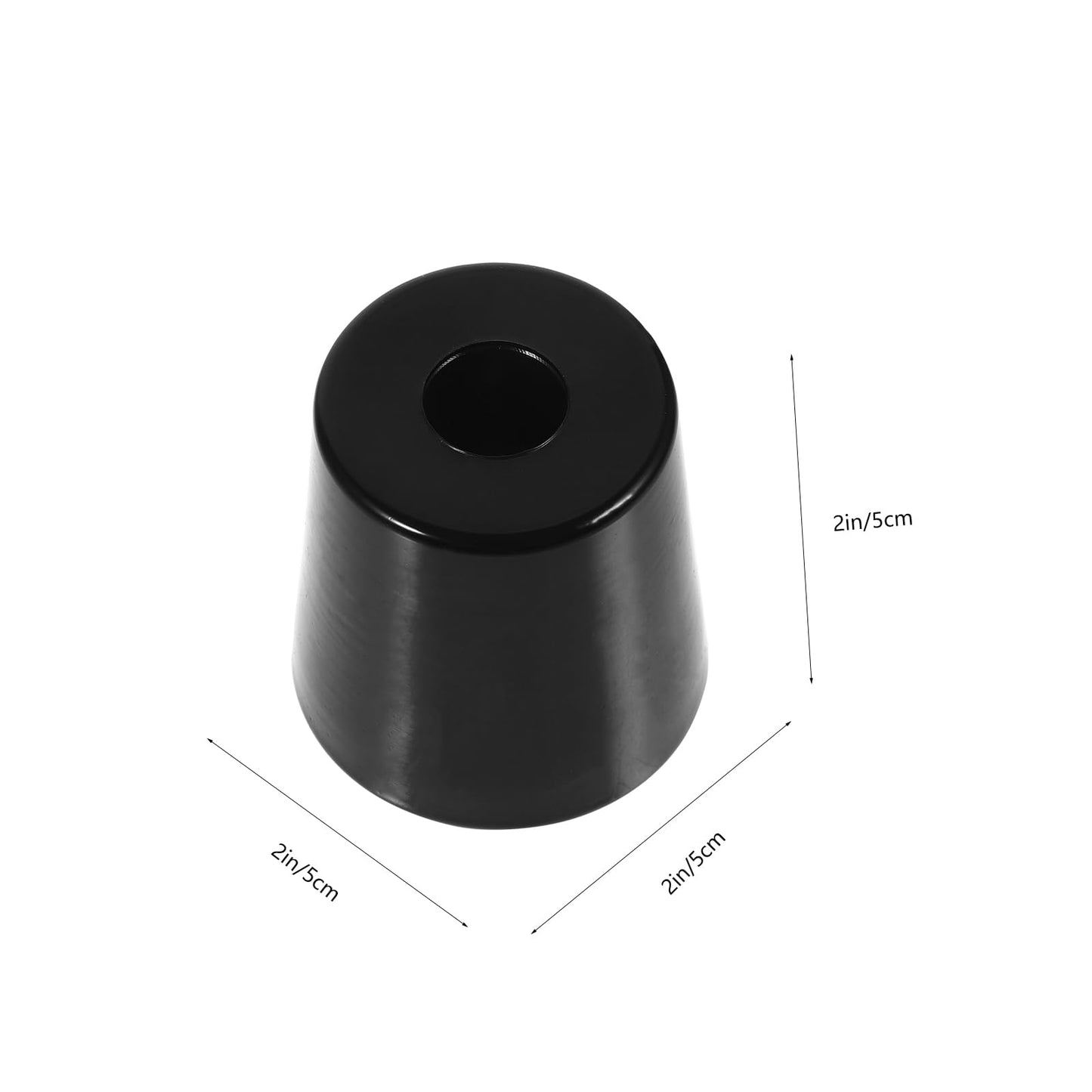 iplusmile Trailer Door Bumper 1.96In Rubber Ramp Stop with Isolation Washers for Truck Cargo Trailer Door Protection 4-Pack Durable Cone-Shaped Ramp Accessory