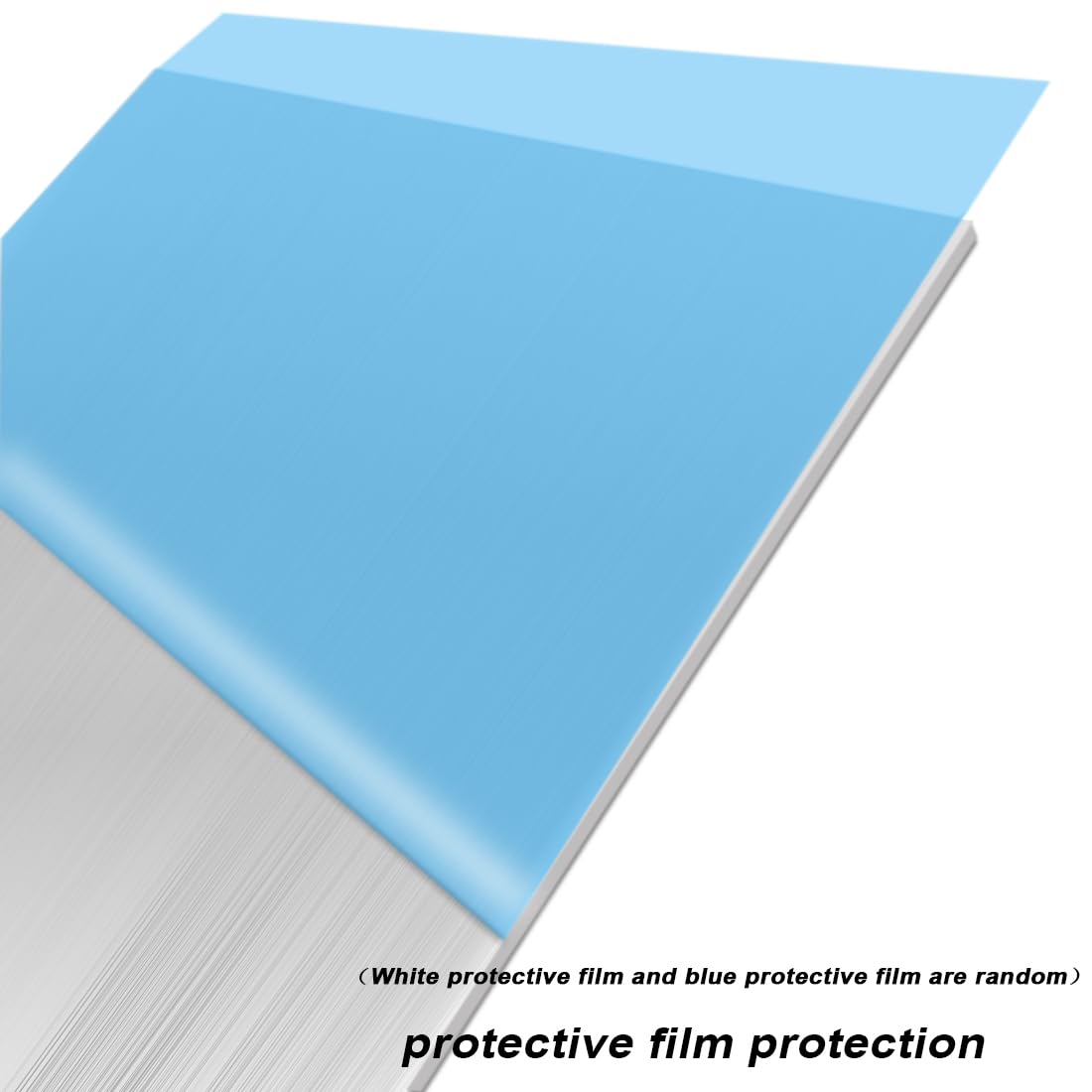 1 Pack 5052 H32 Aluminum Sheet Metal 12” x 12”x 1/16”(0.06") Flat Plain Thin Aluminum Plate Covered with Protective Film, Rectangle Aluminum Metal Plate for Crafting lndustry, 1.5mm