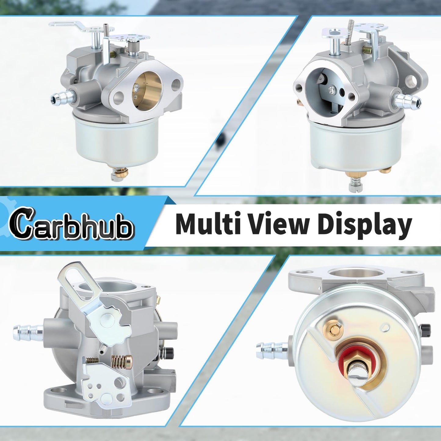 Carbhub 640052 Carburetor for Tecumseh 640349 640054 640058 640058A HMSK80 HMSK85 HMSK90 HMSK100 HSMK110 LH318A LH358SA 8HP 9HP 10HP Snowblower Generator Chipper Shredder - Tecumseh 640052 640054 Carb