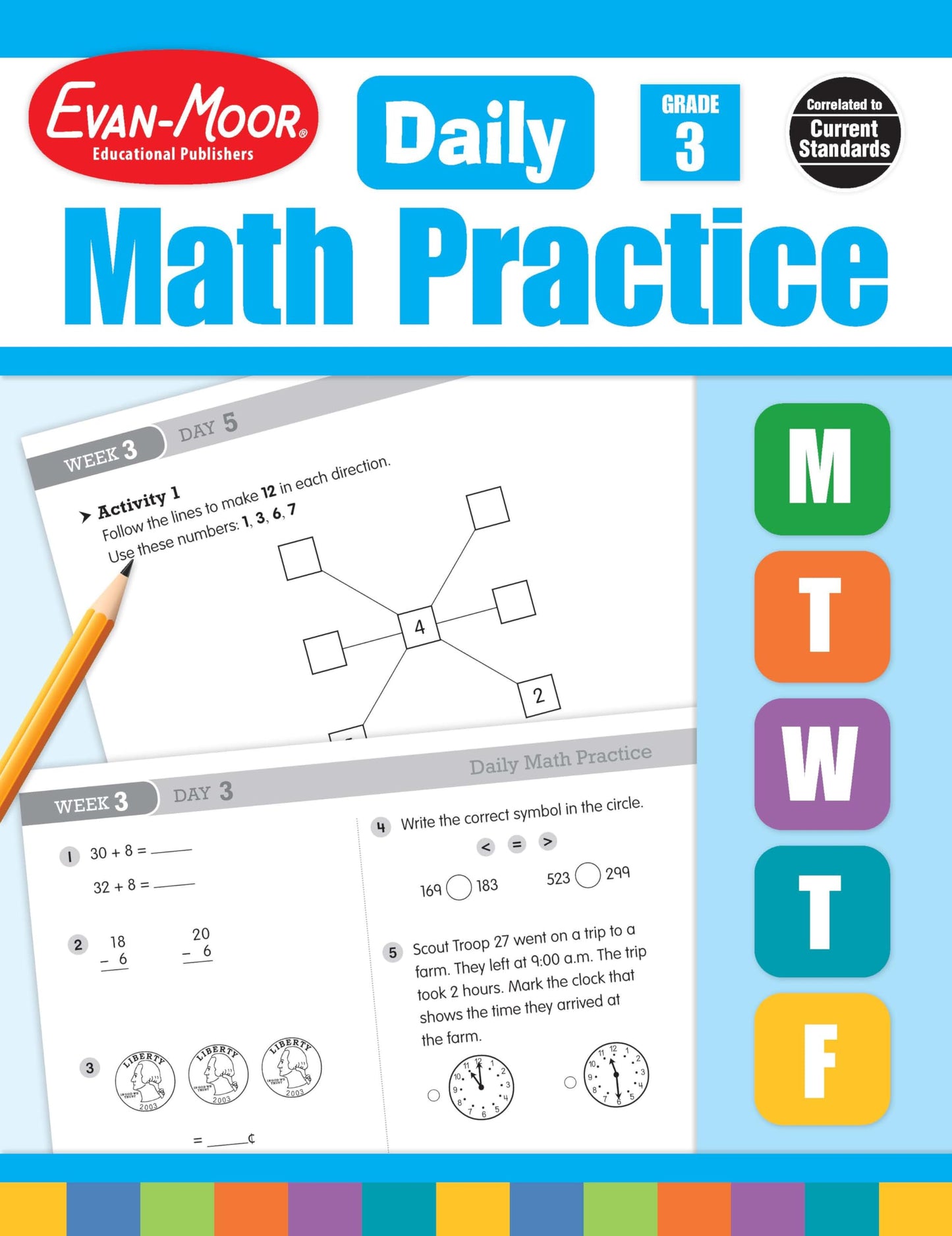 Daily Math Practice, Grade 3 Te