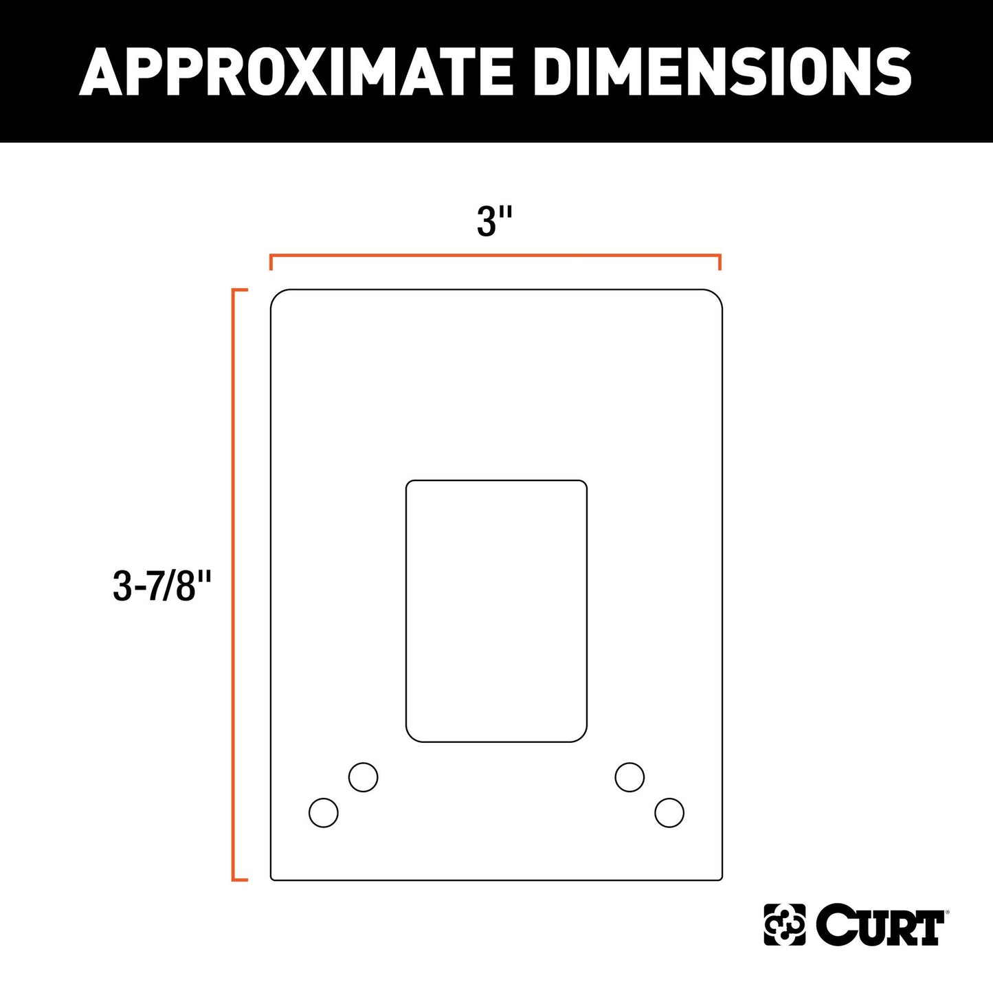 Curt 57204 Electrical Connector Bracket
