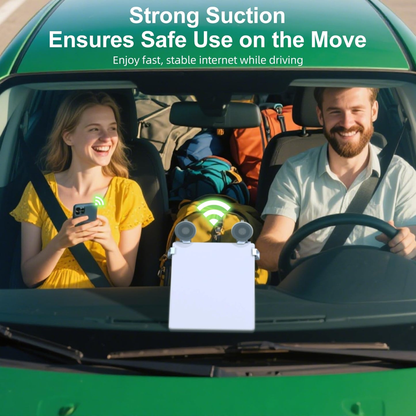 for Starlink Mini Car Mount for Dashboard,for Starlink Mini Mounting Kit Accessories for Car,Linkoostar Car Suction Cup Mount for Dashboard & Windshield Ensures Stable Setup While Driving