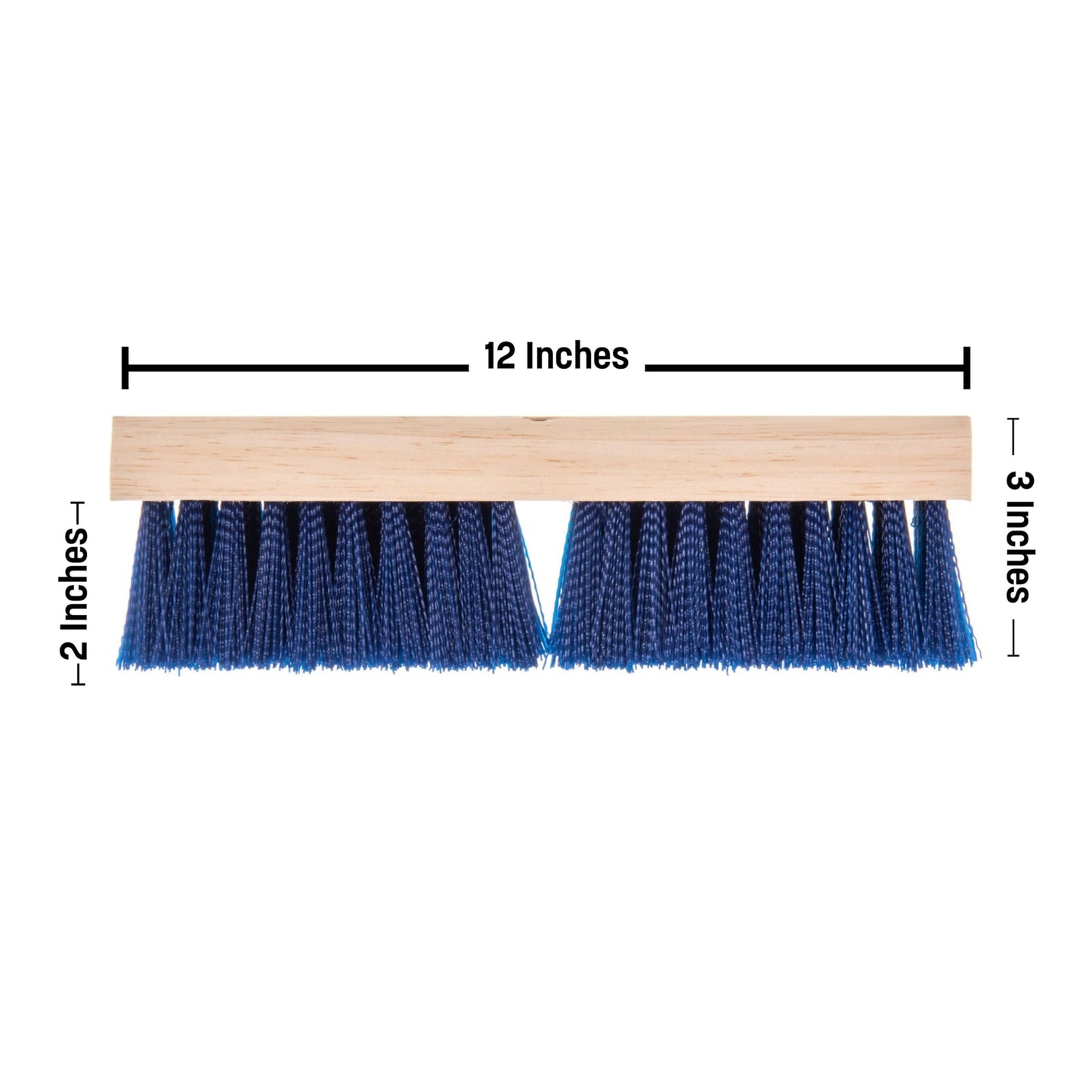 Carlisle 36193P14 Blue Color, 10" Polypropylene Deck Scrub Brush