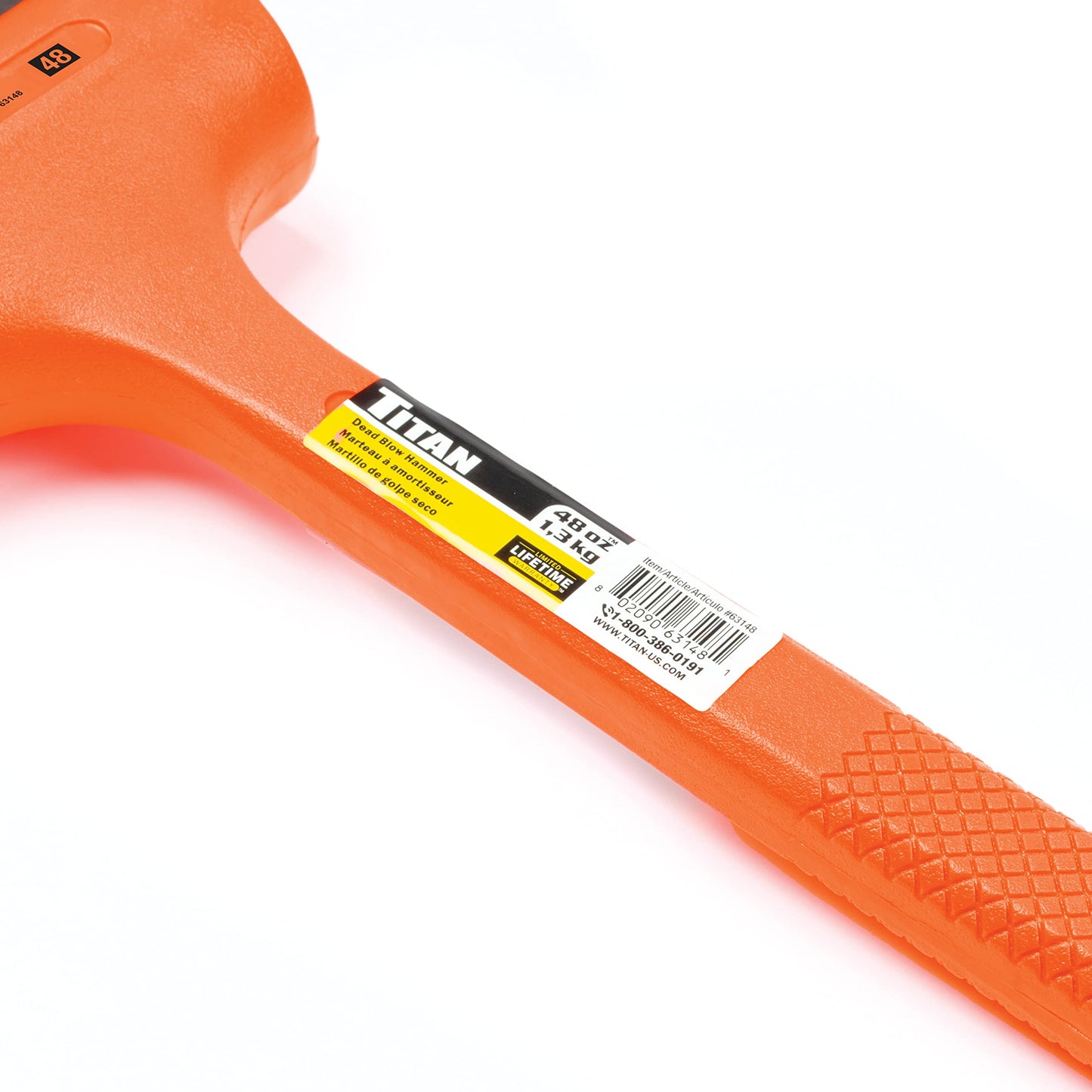Titan Tools - 48 OZ 3 LB Dead Blow Hammer