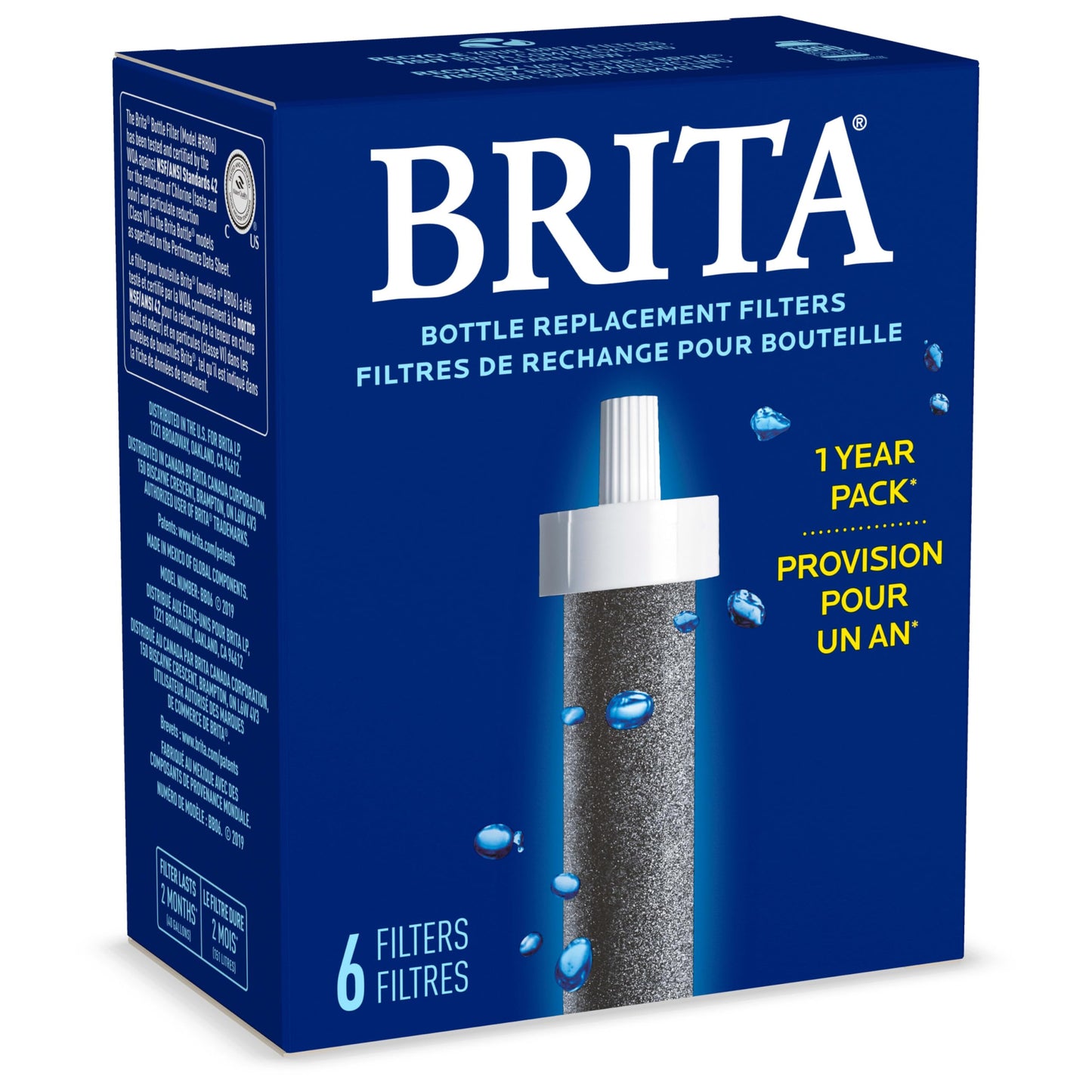 Brita Universal Bottle Filter 6ct