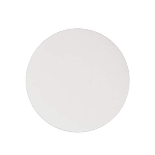 StonyLab Qualitative Filter Paper Circles, 125mm Diameter Cellulose Filter Paper with 20 Micron Particle Retention Medium Filtration Speed, Pack of 100 (125mm Diameter)