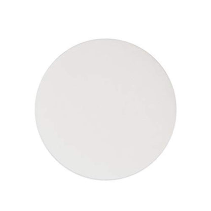 StonyLab Qualitative Filter Paper Circles, 125mm Diameter Cellulose Filter Paper with 20 Micron Particle Retention Medium Filtration Speed, Pack of 100 (125mm Diameter)