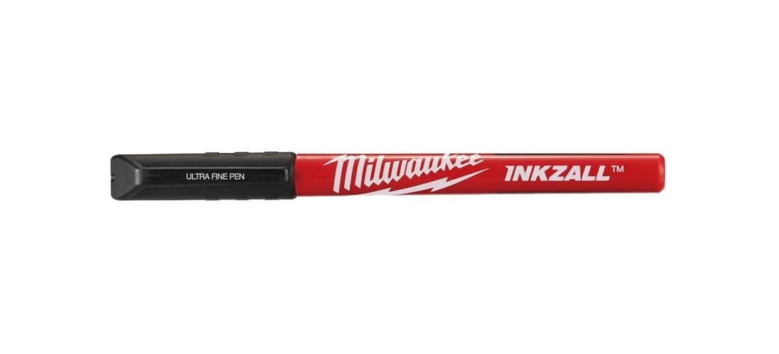 Milwaukee Electric - 4 PK INKZALL Black Ultra FINE Point PENS