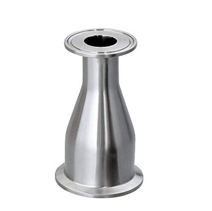 Maslin 2" Tri Clamp Turn to 1.5" Tri Clamp Reducer 304 Stainless Steel Sanitary Pipe Fitting Connector for Homebrew