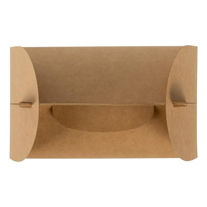 Restaurantware Kraft Gable Boxes 25 Count 6 x 3.5 x 3.5 Inches Paper Gift Boxes Greaseproof With Handles Recyclable Favor Boxes For Birthdays Weddings Baby Showers Brown