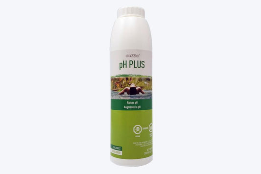 Dazzle pH Plus 700 g | Raises pH in Hot Tubs & Spas | Use with Other Hot Tub Chemicals Such As Bromine Chlorine pH Down pH Up & Hot Tub Accessories Such As Puck Floater & Dispenser
