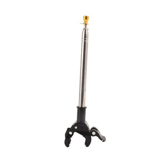 Adjustable Motorcycle Flag Pole Mount: Universal Stainless Steel Flagpole Bracket Hitch Rack - Flagpole Holder for Harley, Dirt Bike, Bicycle Accessories 63in Retractable Poles Stand
