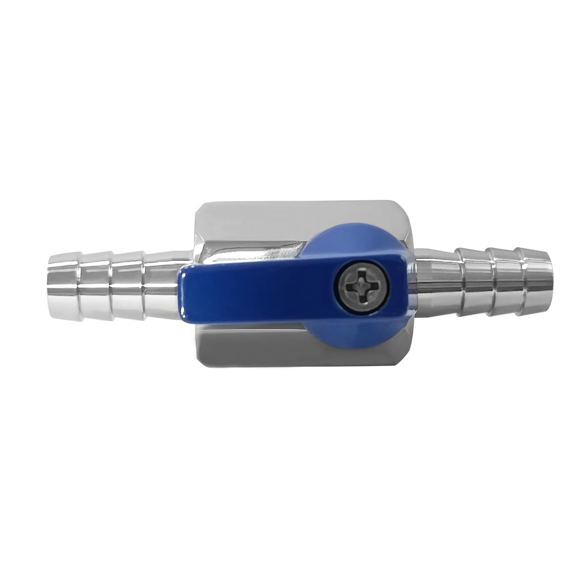 Beduan 5/8” Hose ID Barb Ball Valve 304 Stainless Steel Mini Shut Off Valve for Water Gas Fuel Drip Irrigation and Aquariums