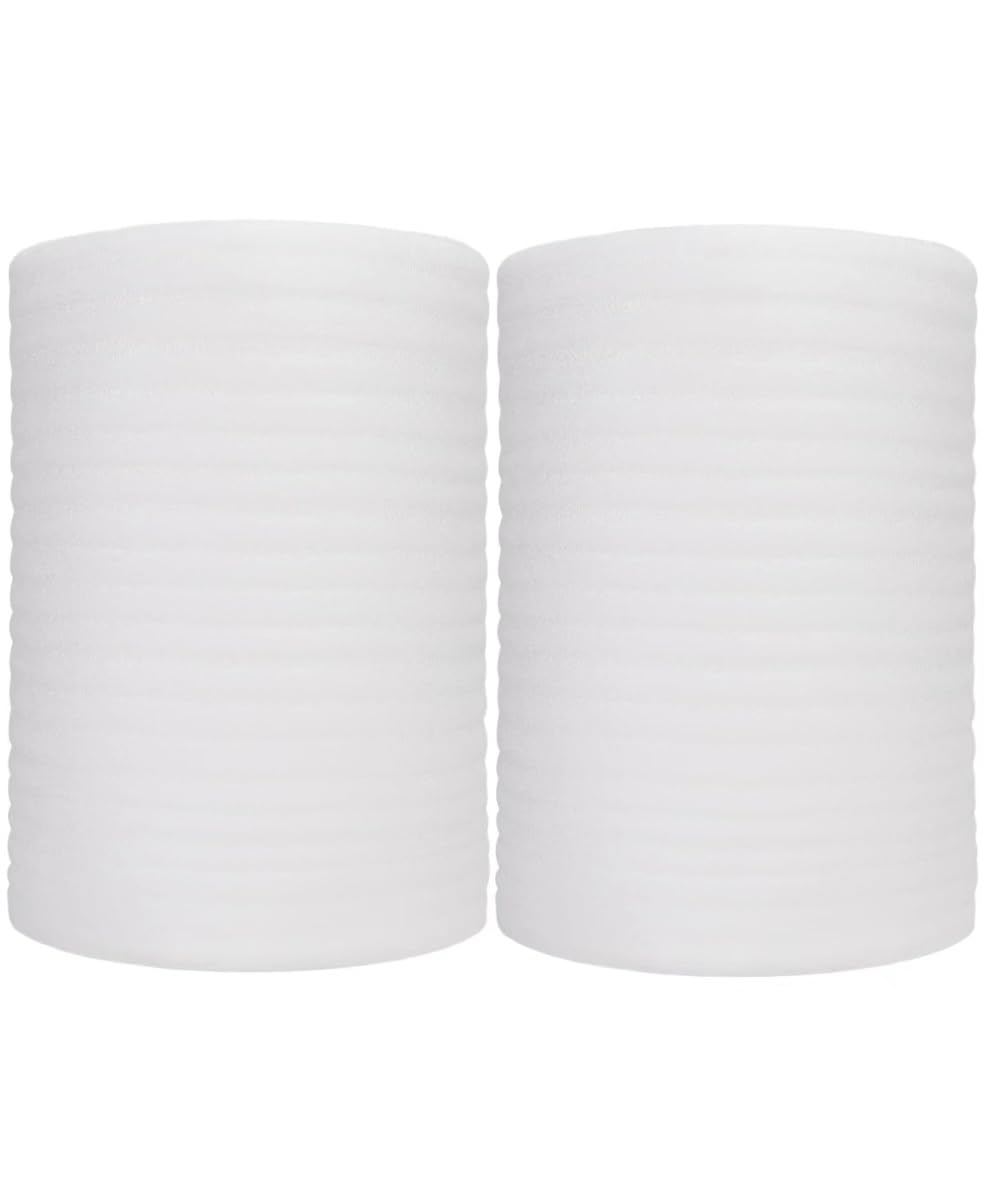 11.5"x 100' (1200in) Foam Wrap Rolls for Moving Packing Foam Roll Packing Materials Shipping Packing Moving Supplies, Thick Cushion packaging wraps for Protect Glasses, Fragile Items, Dishes