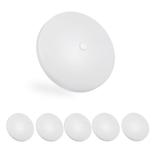 5CCT LED RV Dome Ceiling Lights, On/Off Switch, DC 12V Surface Mount Interior Puck Light for Slim Motorhome, Trailer, Boat, Camper Lighting, 5W, 2700K/3000K/3500K/4000K/5000K, 4.5 Inch, 6 Pack