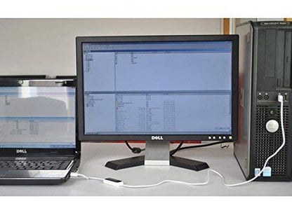 Unifire® High Speed USB Pc to Pc Online Share Sync Link Net Direct Data File Transfer Bridge LED Cable Easy Copy Between 2 Computer