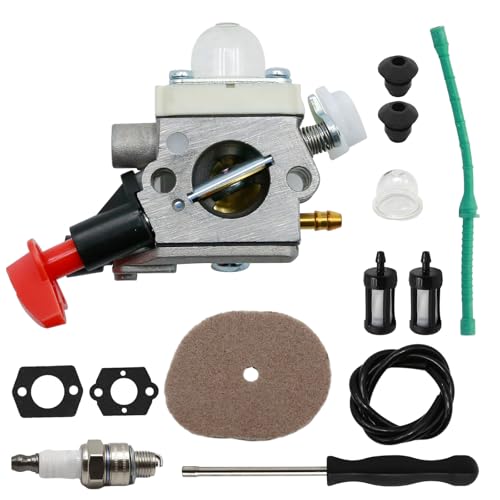 Newnessai C1M-S267A 41441200608 Carburetor Carb Kit with Air Filter, Replacement for Stihl FC56 FC70 FC70C FS40 FS50 FS56 FS56C FS56R FS56RC FS70C FS70R FS70RC HL56K Weed Eater Carburetor