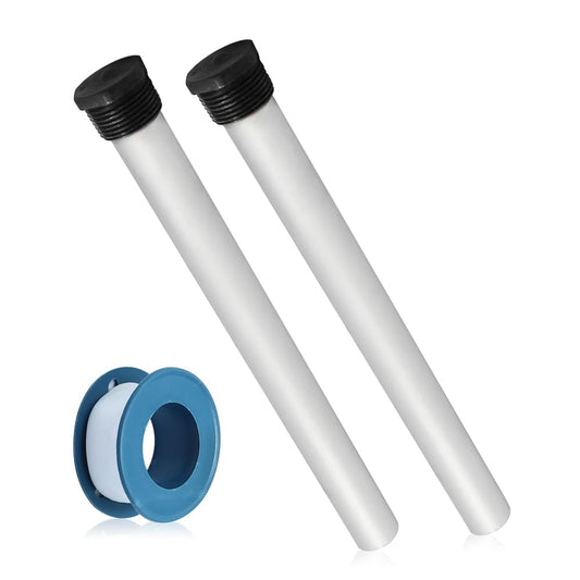 Anxingo 2 Pack 232767 Water Heater Anode Magnesium Anode Rod for Hot Water Tank RV Water Heater Anode Rod Kit, 9¼ Inch Long, 3/4" NPT Thread