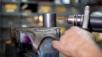 Drill America POU Series 1/2" NPT Tap and Drill Set, 1/2" Carbon Steel NPT Tap and 23/32" HSS Drill Bit w/ 1/2" Shank in Plastic Case
