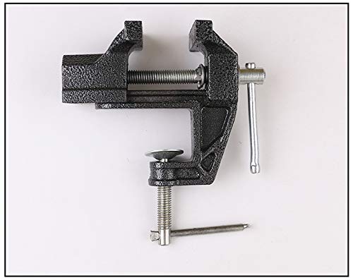 Mini Table Clamp, Small Bench Vice, New Upgraded cast Iron Manufacturing Jewelers Hobby Clamps Craft Repair Tool Portable Work Bench Vise (mini)