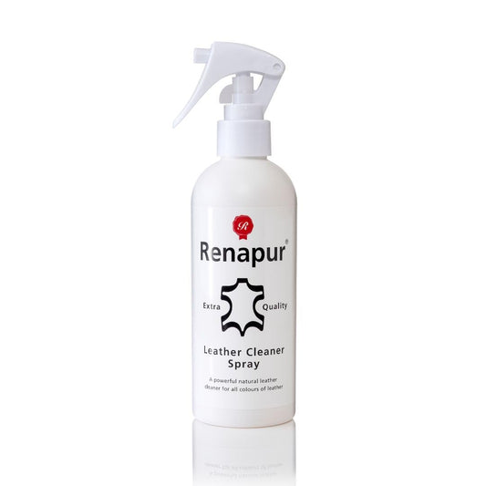 Renapur Natural Leather Cleaner Spray (250ml) – Deep-Cleaning Formula for All Your Leather, Including Sofas, Car Interiors, Footwear, Clothing & Saddles & Tack.