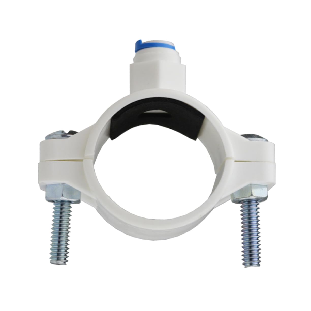 Housoutil Drain Saddle Clamp Quick Connect Valve for Water Filters Material Fits Od Compatible with Systems Easy Connections Durable Wastewater Discharge