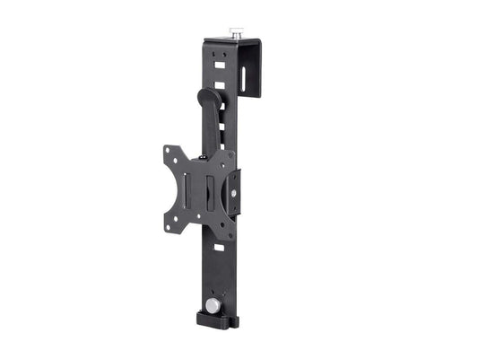 Monoprice Cubicle Flat Panel Monitor Mount - Black | Ultra-Thin, Adjustable Height, Durable - Workstream Collection
