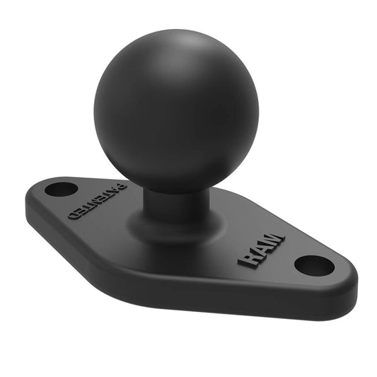 Ram Mount 2.43 x 1.31-Inch Diamond Ball Base with 1-Inch Ball (Black)