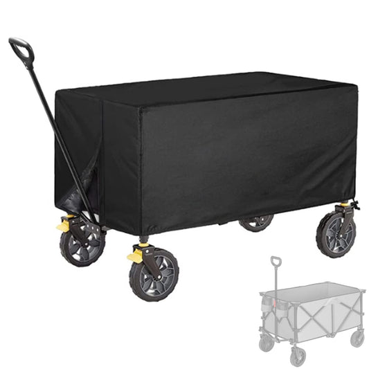 Outdoor Wagon Cart Protective Cover(Only Cover), Folding Garden Wagon Cart Dustproof Organizer Accessories, Waterproof (38" Lx22 Wx20 H)