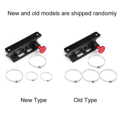 Acouto Extinguisher Mount Extinguisher Holder Mount Bracket Adjustable with 4 Clamps Fit for Sport/JK/Sahara for Polaris for (Red)