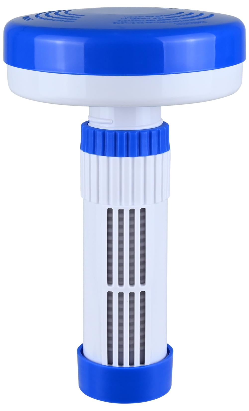 Pool Chlorine Puck Floater - Premium Floater Dispenser for 1-1.3'' Chlorine or Bromine Tablets, Flow Control from 0 to 13, 7.9in Mini Bromine Dispenser for Pool, Hot Tub, Spa