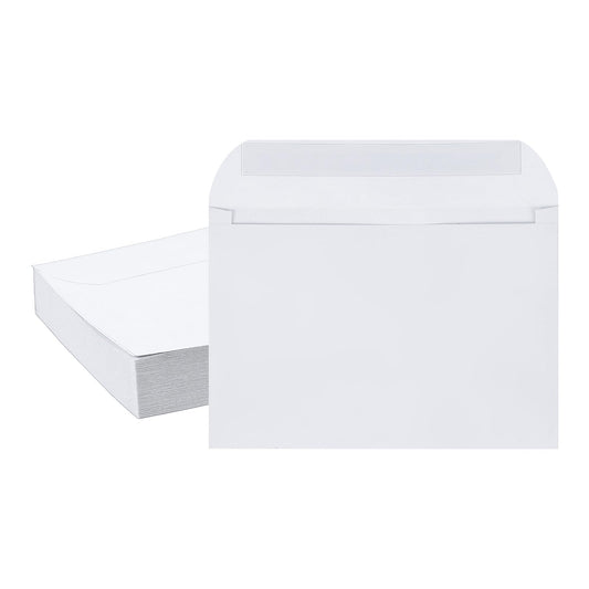 PATIKIL 7.5x5.5 Inch Invitation Envelopes, 50 Pcs Self-Seal for Invitations A7 Self Seal for Weddings Thank You Card Photos Postcards Birthday Greeting Cards Mailing, White