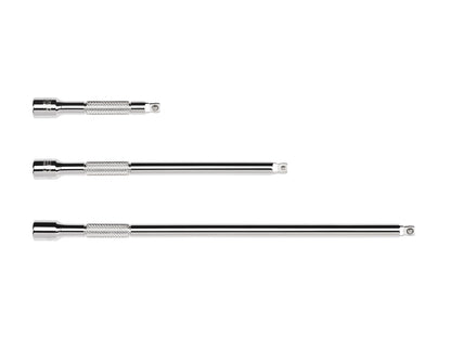 TEKTON 1/4 Inch Drive Wobble Extension Set, 3-Piece (3, 6, 9 in.) | SHA90011