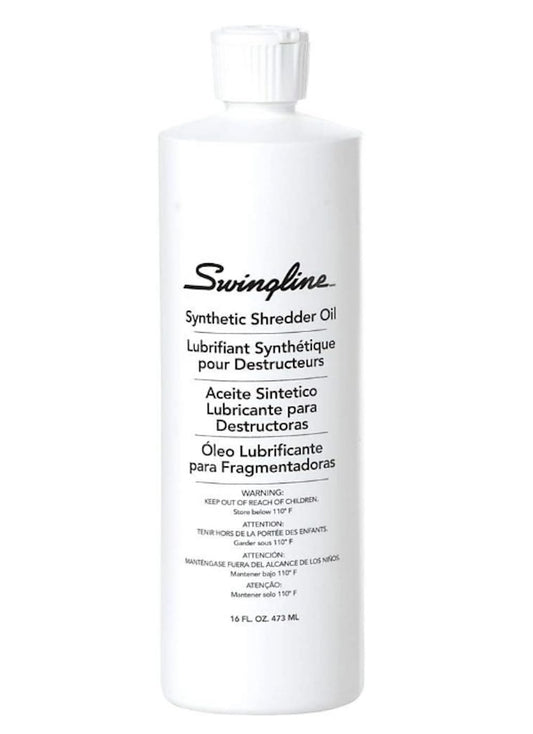 GBC ShredMaster Synthetic Shredder Oil for All Shredders, 16 Ounce, 473ml Bottle (1760049)