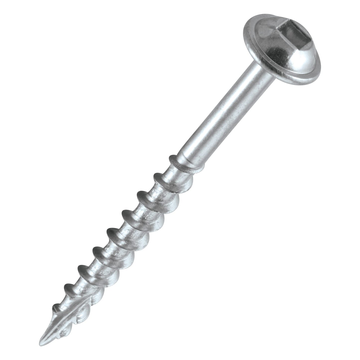 Trend Pocket Hole Screws for Softwoods, 50mm Long, Pack of 200, Coarse Self-Cutting Threaded Square Drive Screws, PH/8X50/200C