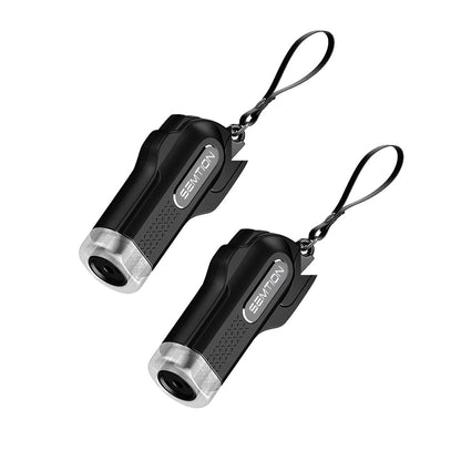SEMTION Window Glass Breaker Seatbelt Cutter with Keychain 2 in 1 Car Emergency Escape Tool (Upgraded Version) Black-2pcs