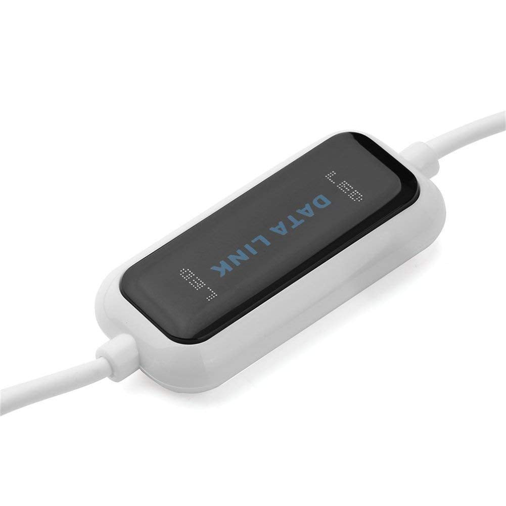 Unifire® High Speed USB Pc to Pc Online Share Sync Link Net Direct Data File Transfer Bridge LED Cable Easy Copy Between 2 Computer
