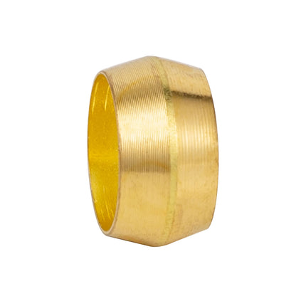 Breezliy 1/2 Pex Straight Stop Valve Sink Toilet Shut Off Valve,2 Pack Turn Straight Stop Valve 3/8" OD Compression X 1/2" Barb Crimp Pex LF Chrome Plated Brass with 2pcs 1/2 PEX Copper Ring