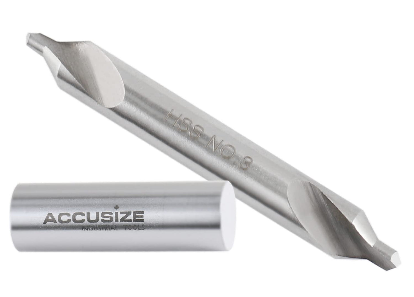 Accusize Industrial Tools No.3, 1/4 Inch x 7/64 Inch x 2 Inch H.S.S. Center Drill Bit, 10Pc 0530-0300X10