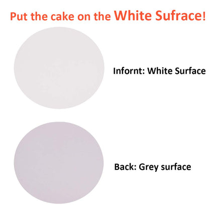 ZMYBCPACK 10" x 10" x 5" Cake Boxes with Window & 10" Round Cake Boards(10 Pack of Each), Paperboard Cake Baker Box for Bakery, Cakes, Pastries