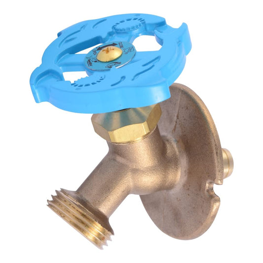 Sharkbite 1/2 x 3/4 Inch MHT Brass Crimp 45 Degree Hose Bibb, PEX Pipe, PE-RT, UC24632Z
