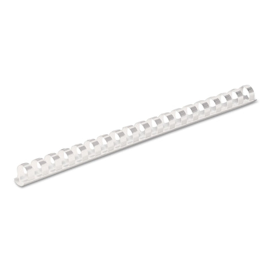 Fellowes 52372 Plastic Combs-1/2-Inch, 90 Sheets, White, 100 Pack