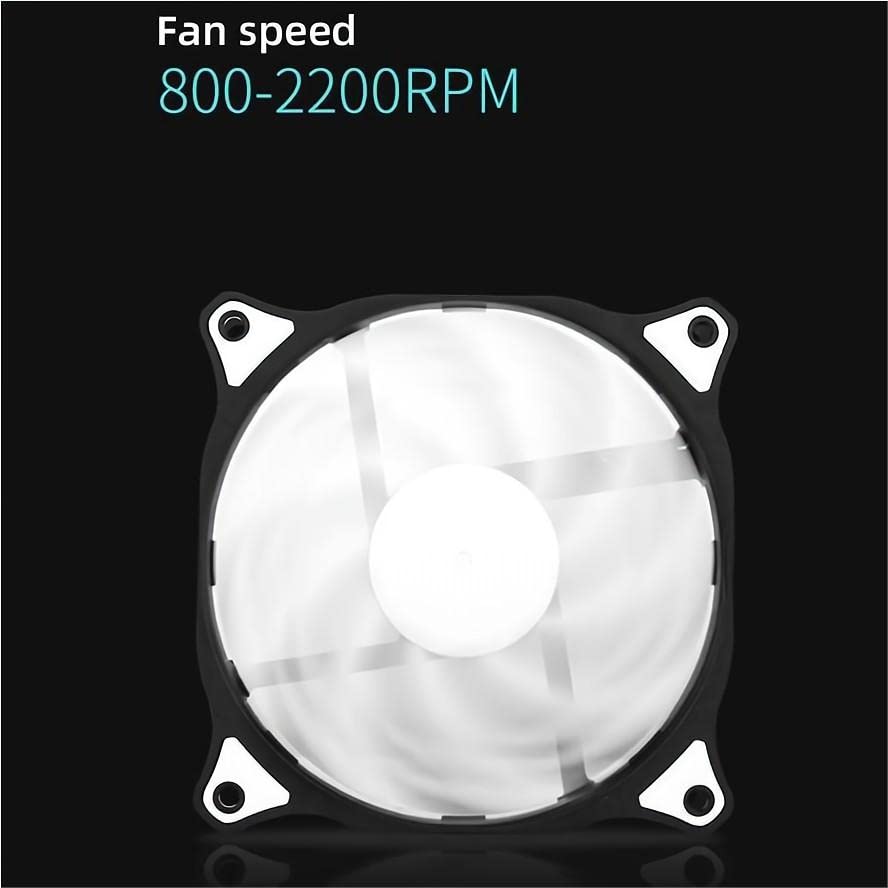 SAMA SF200 120mm Case Fans 3-Pack with PWM Hub – 4-Pin High-Airflow (90.29 CFM) PC Fans, Ultra-Quiet (35.7 dBA), Hydraulic Bearing, Anti-Vibration, for Computer Cooling – Black