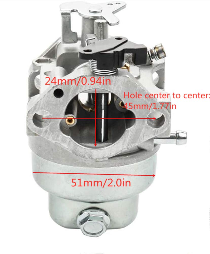 GCV160 Carburetor Replace Compatible with Honda HRT216 HRS216 HRB216 HRR216 HRZ216 Lawn Mower GCV160A GCV160LA GCV160LE Engine Tune Up Kit with 2 sets Throttle Return Springs Governor Link Rods