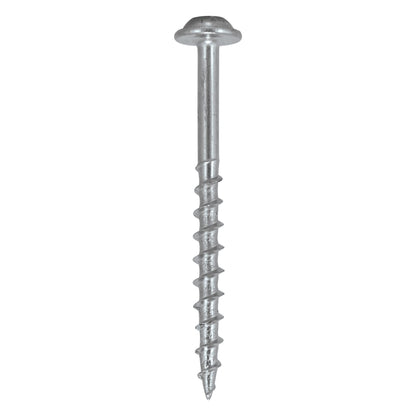 Trend Pocket Hole Screws for Softwoods, 50mm Long, Pack of 200, Coarse Self-Cutting Threaded Square Drive Screws, PH/8X50/200C