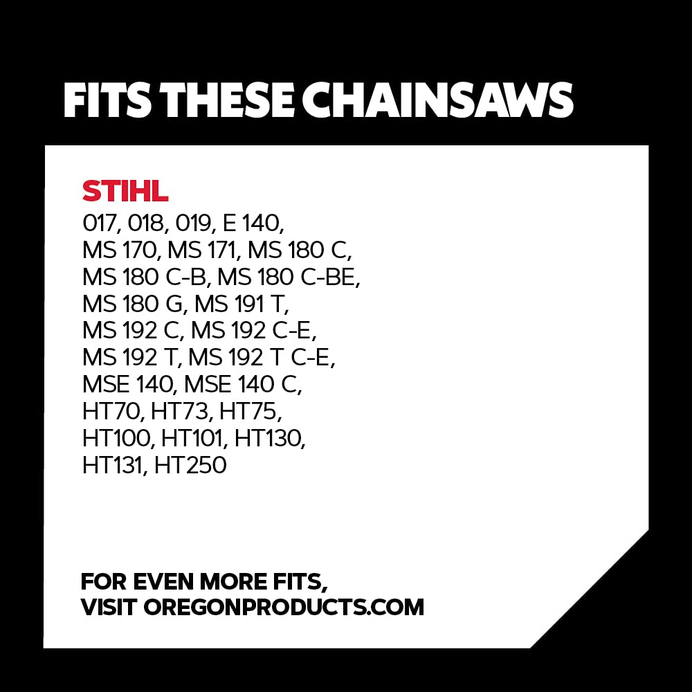 Oregon R55 AdvanceCut Chainsaw Chain for 16-Inch Bar; Fits Stihl MS 017, MS 170, MS 171, MS 180 C & More.043-Inch Gauge, 55 Drive Links
