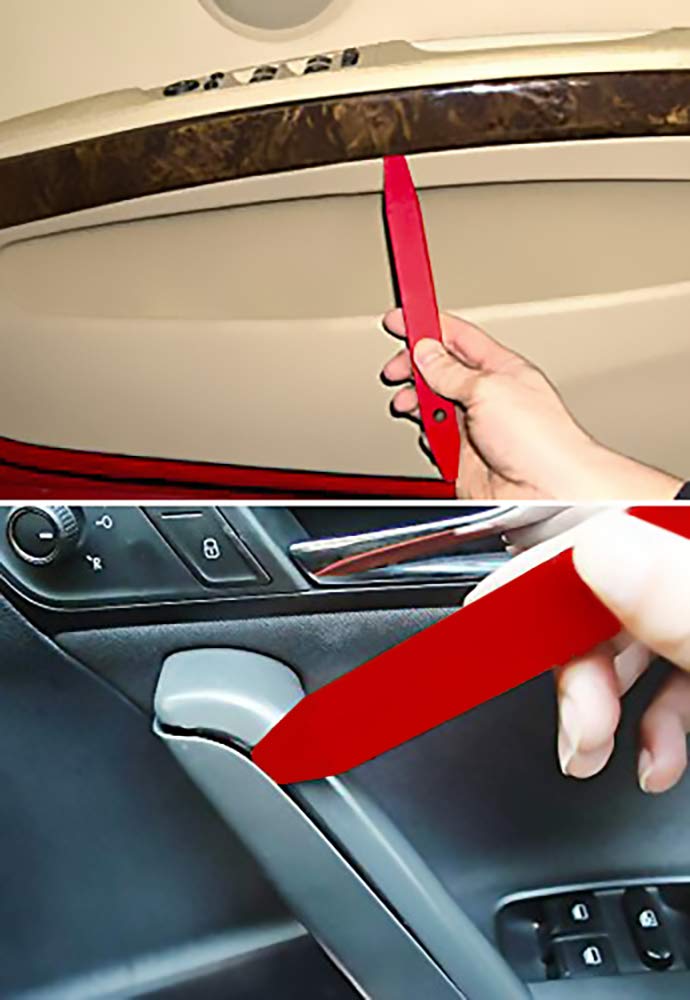 VViViD Auto Trim Panel Removal Tool Kit with Trim Clip Plier Set Car Door Dashboard Wire Terminal and Stereo Removal Instruments 19Pcs Pry Tools in Carry Bag