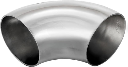 YOUEON 6 Pcs 2.5" 90° Exhaust Elbow Pipe, 304 Stainless Steel Mandrel Bend Elbow Thickness 16GA/0.06", Exhaust Pipe Tubing for Car Modified Exhaust System, Stair Handrail, Exhaust Application