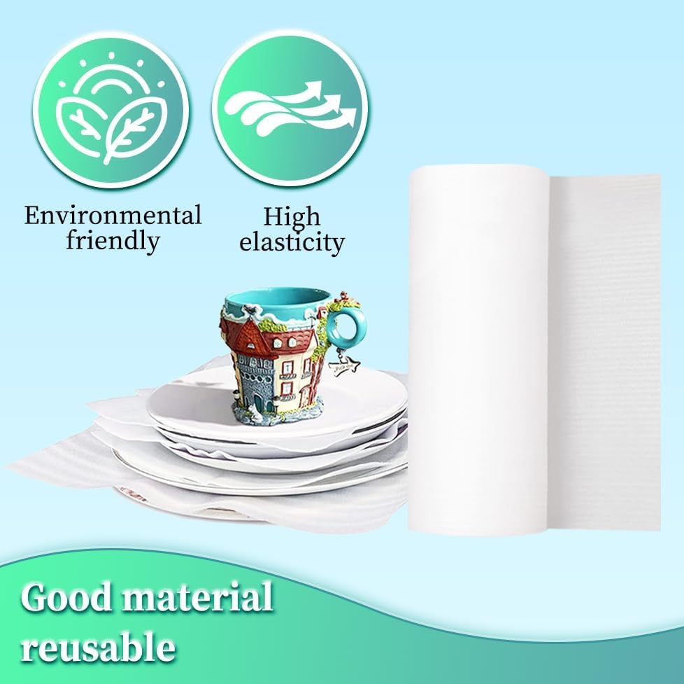 12"x100'Foam Wrap Roll for Packing Moving Supplies, Cushioning Packing Foam Roll for Protect Fragile Items, Shipping Packaging Materials